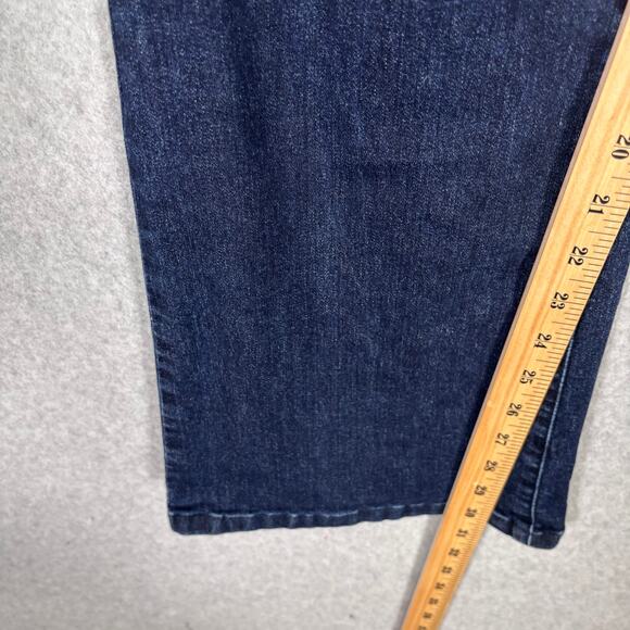 A Beautiful Soul Jeans 14‎ Flare Bell Bottom Knee Holes Stretch Boho Western 70s - Picture 7 of 10